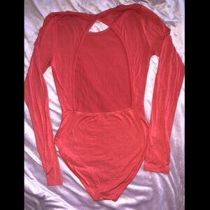 FE open back bodysuit.
